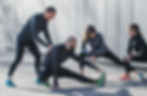 Group Stretching Outdoors