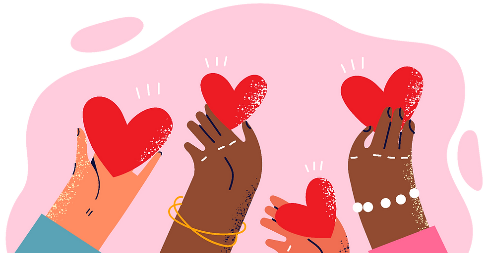 Hands Holding Hearts