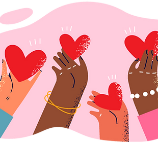 Hands Holding Hearts