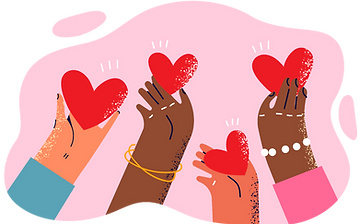 Hands Holding Hearts