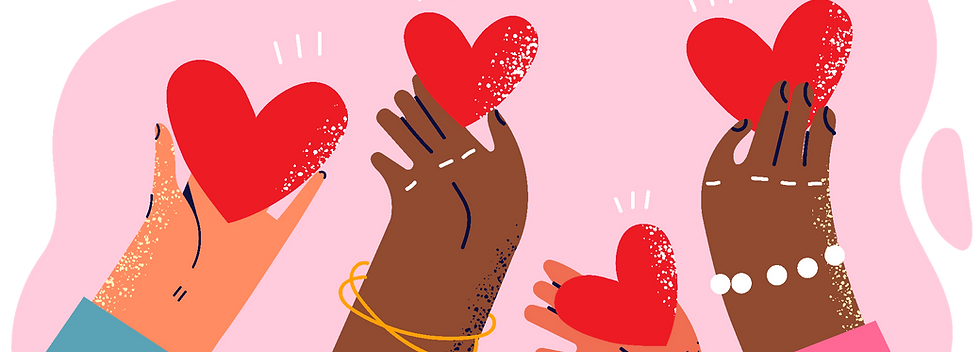 Hands Holding Hearts