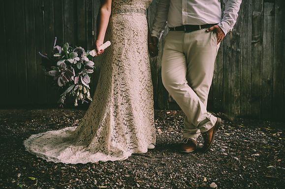 Détails du couple de mariage