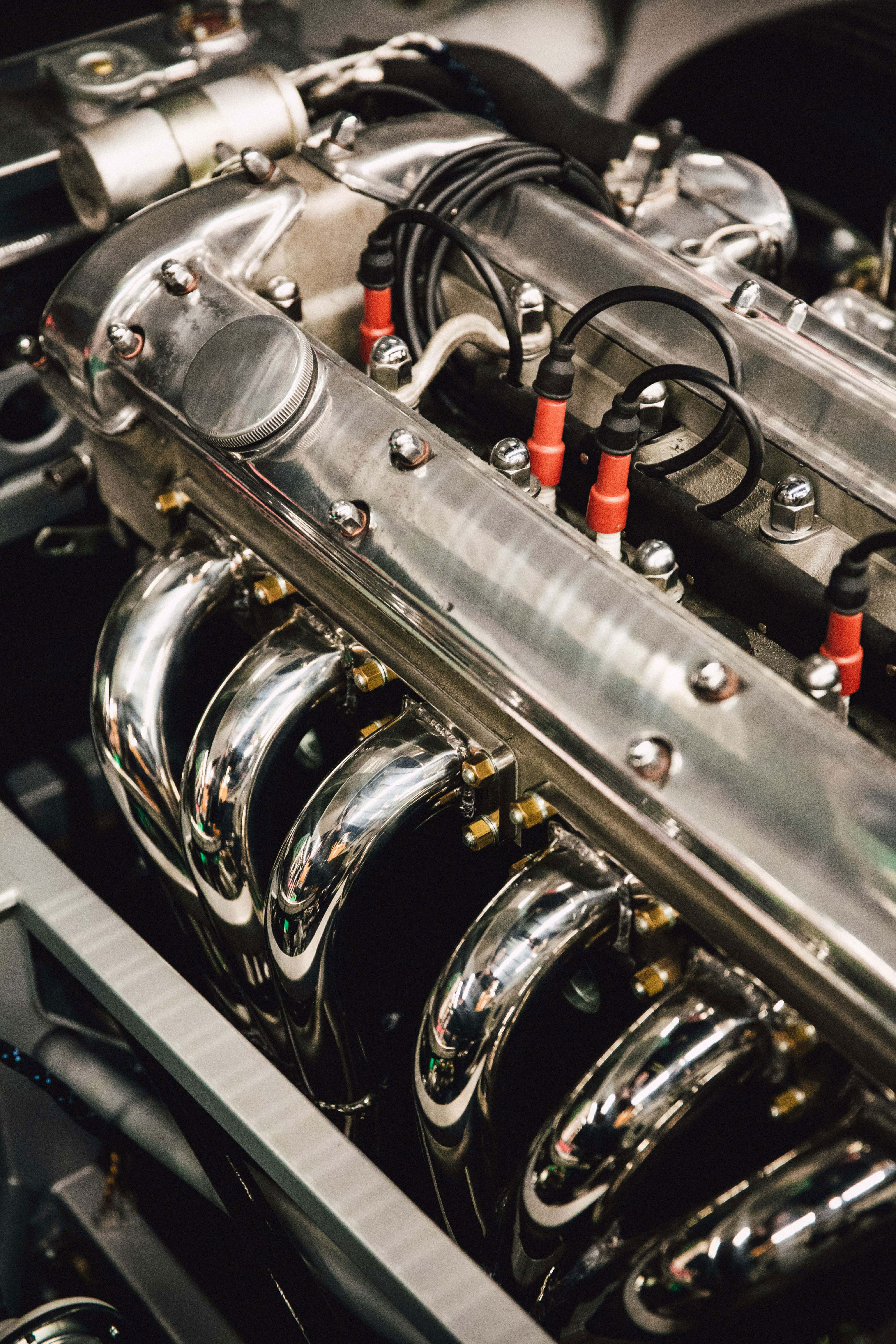 Close-up of Engine