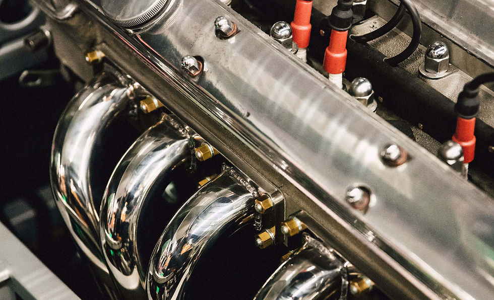 Close-up of Engine