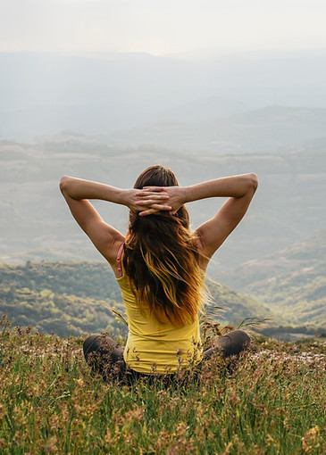 Woman Relaxing Outdoors
