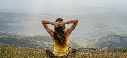 Woman Relaxing in Nature