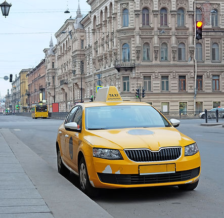 By taxi