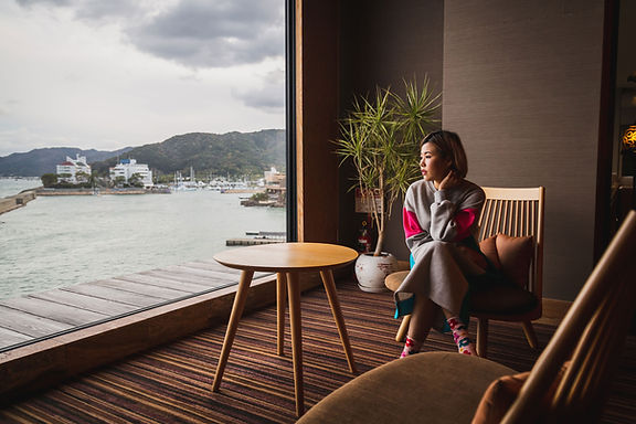 Relaxing at an Onsen Ryokan