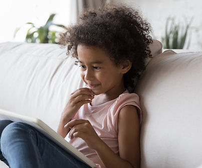 Child Using Tablet