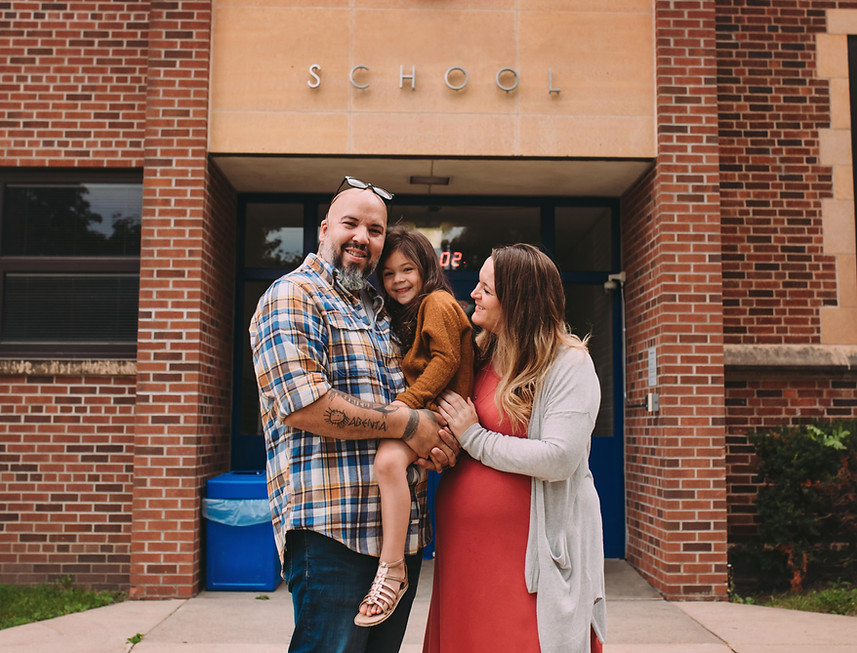 Family Outside School