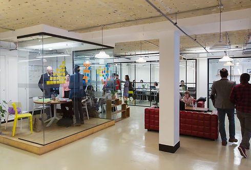 Creative business people in modern office