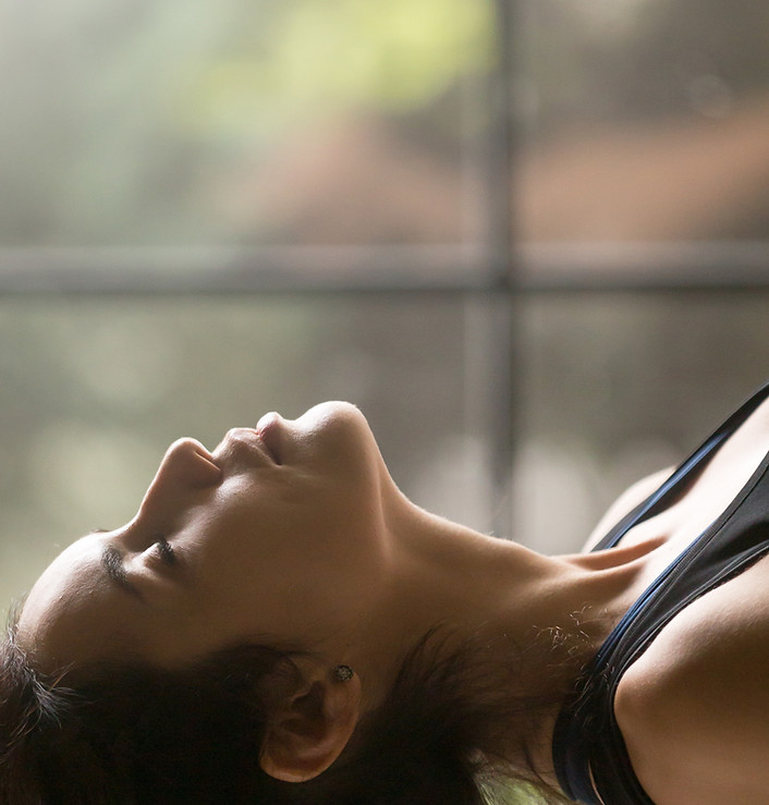 Relaxing Yoga Pose