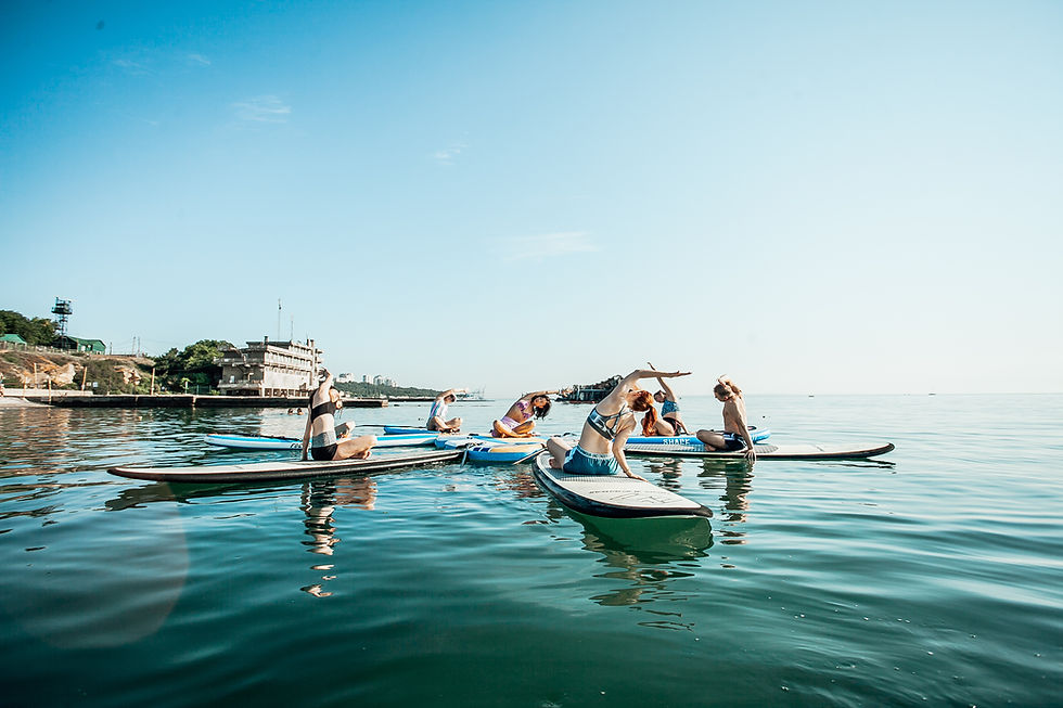 Paddleboard Yoga Session