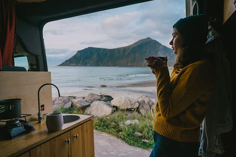 Camping by the Sea