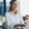 Woman Using Laptop