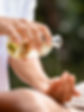 Pouring Massage Oil
