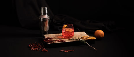 Cóctel de naranja y especias