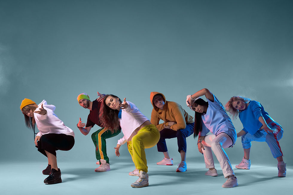Dance Crew Posing