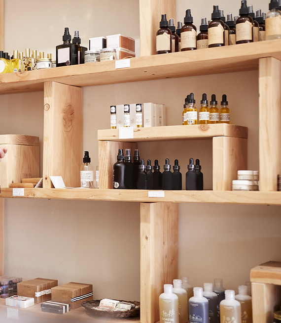 Woman Shopping Shelf