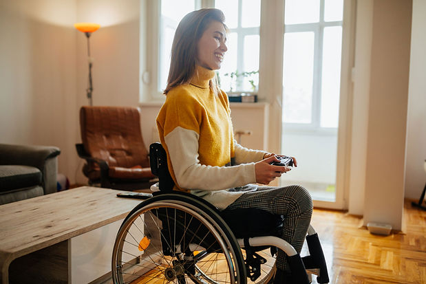 Woman in Wheelchair