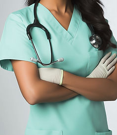 Nurse in Medical Scrubs