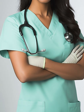 Nurse in Medical Scrubs