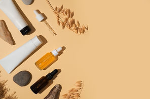 Layout de produto para cuidados com a pele