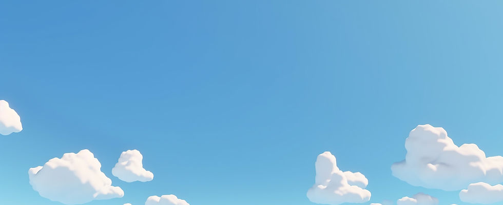 BlÄ himmel med moln