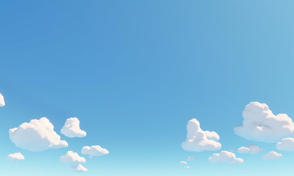 Blå himmel med moln