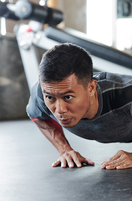 Man Doing Pushup