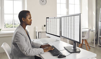 Woman at Workstation