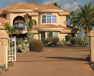 Front View of Mansion