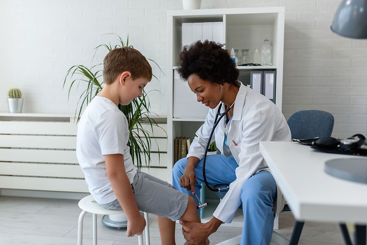 Doctor Examining Child