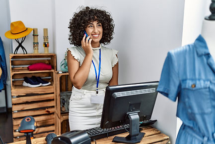 Retail Worker Smiling