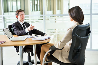 Group of happy business people in a meeting at office