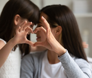 Mother and Daughter Love