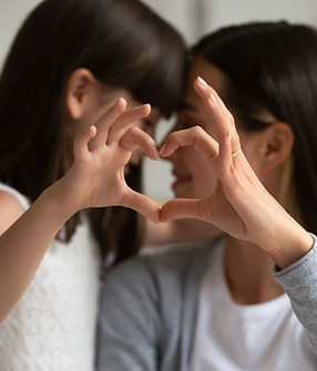Moeder en dochter liefde