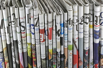 Folded Newspapers