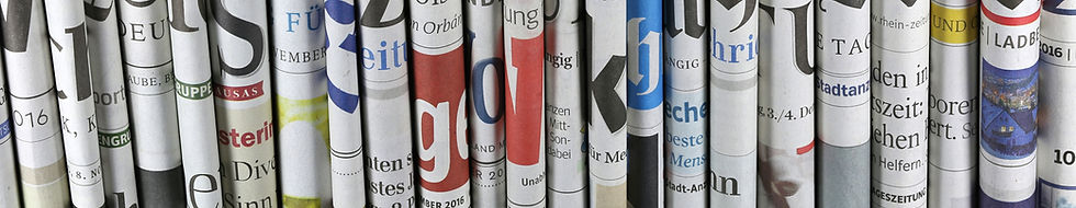 Folded Newspapers
