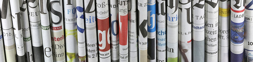 Folded Newspapers