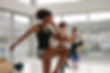 Clase de gimnasia grupal