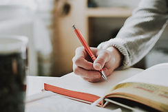 Écrire dans un cahier de graphiques