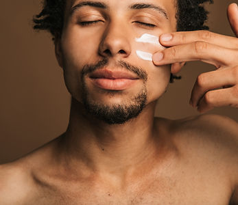 Applying Face Cream