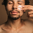 Applying Face Cream