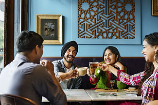 Friends at Cafe