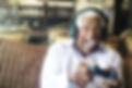 Gaming Senior Man