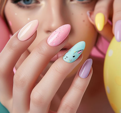 Colorful Easter Nails