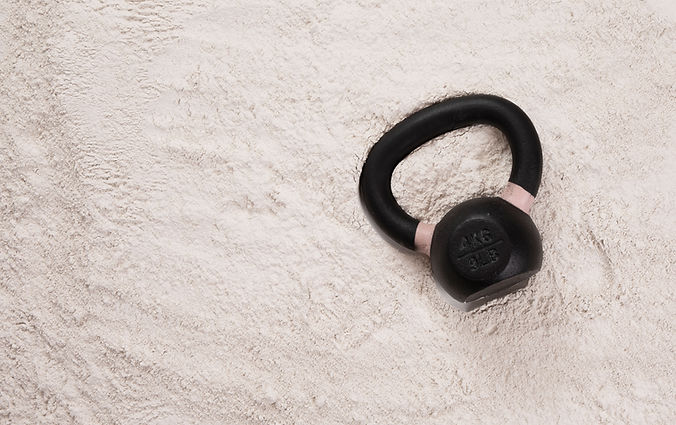 Kettlebell on Sand