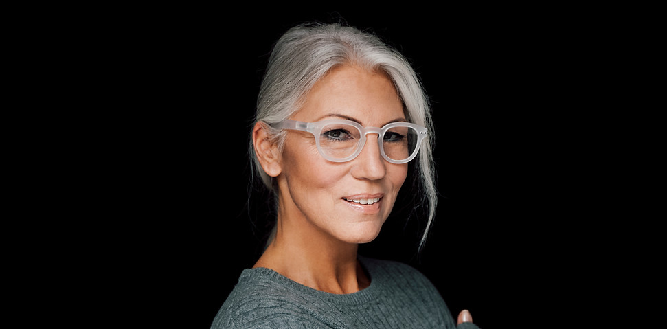 Woman with Gray Hair