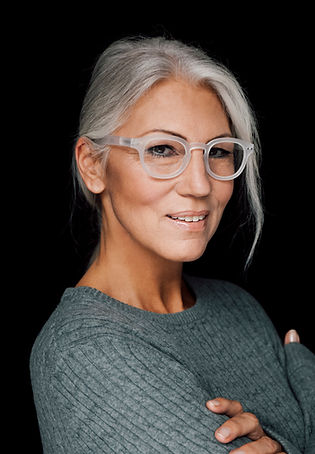 Woman with Gray Hair